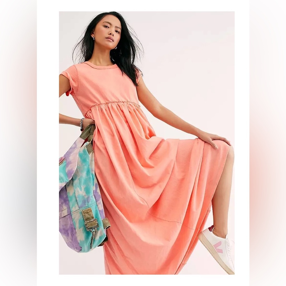 Free People, Carissa Dress- tee shirt maxi dress
